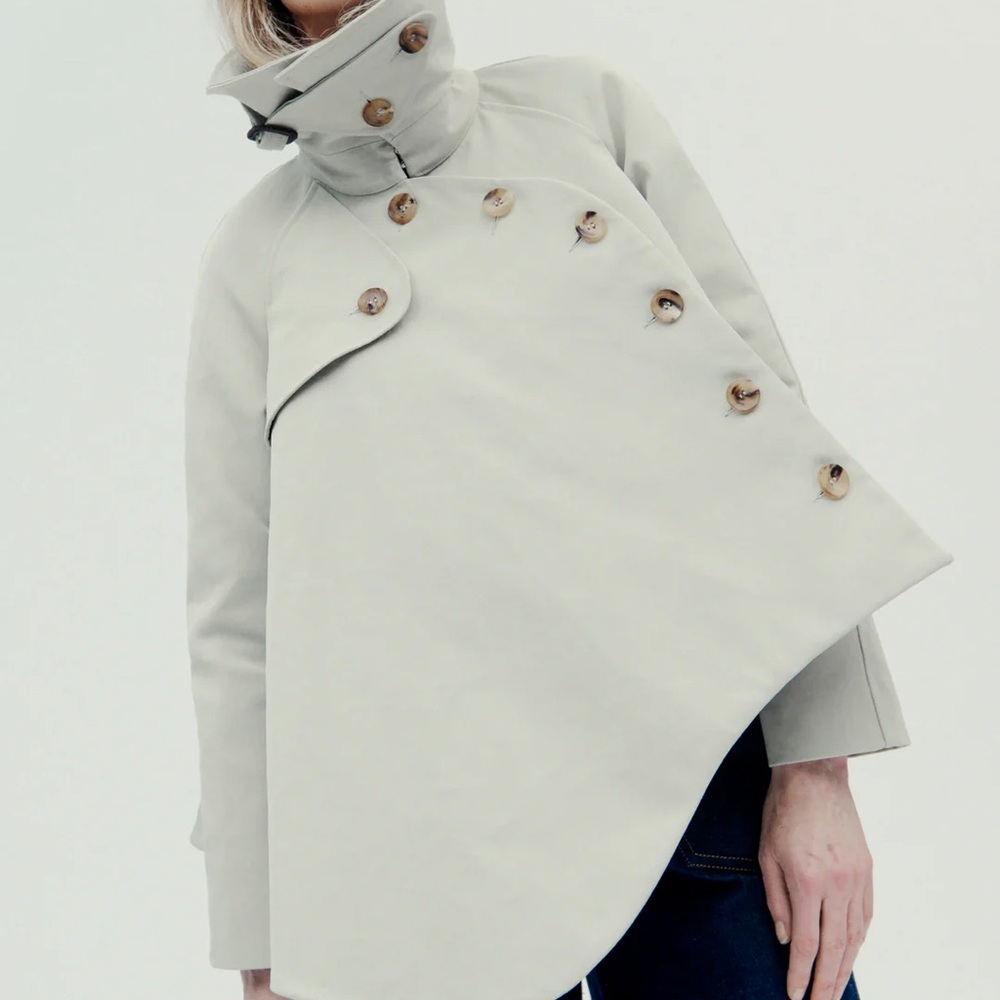 Awake Mode Gabardine Trench Coat - Picture 2 of 14
